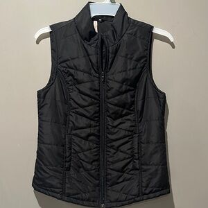 Black Quilted Vest
